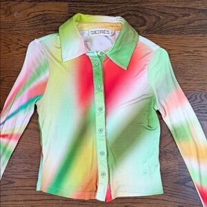 Siedres Button Front Top Size X-Small